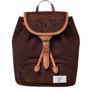 Taylor Swift Debut Self Titled Album Mini Backpack Purse Western Brown Butterfly
